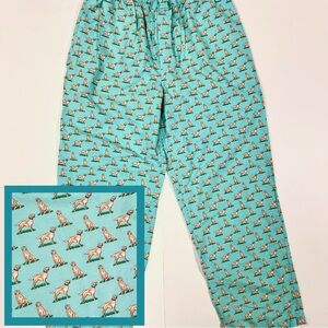 Labrador Dog Pajama Lounge Pants XL 100% Cotton